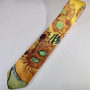 VTG Van Gogh "Sunflowers" Tie, Ralph Marlin, 1990